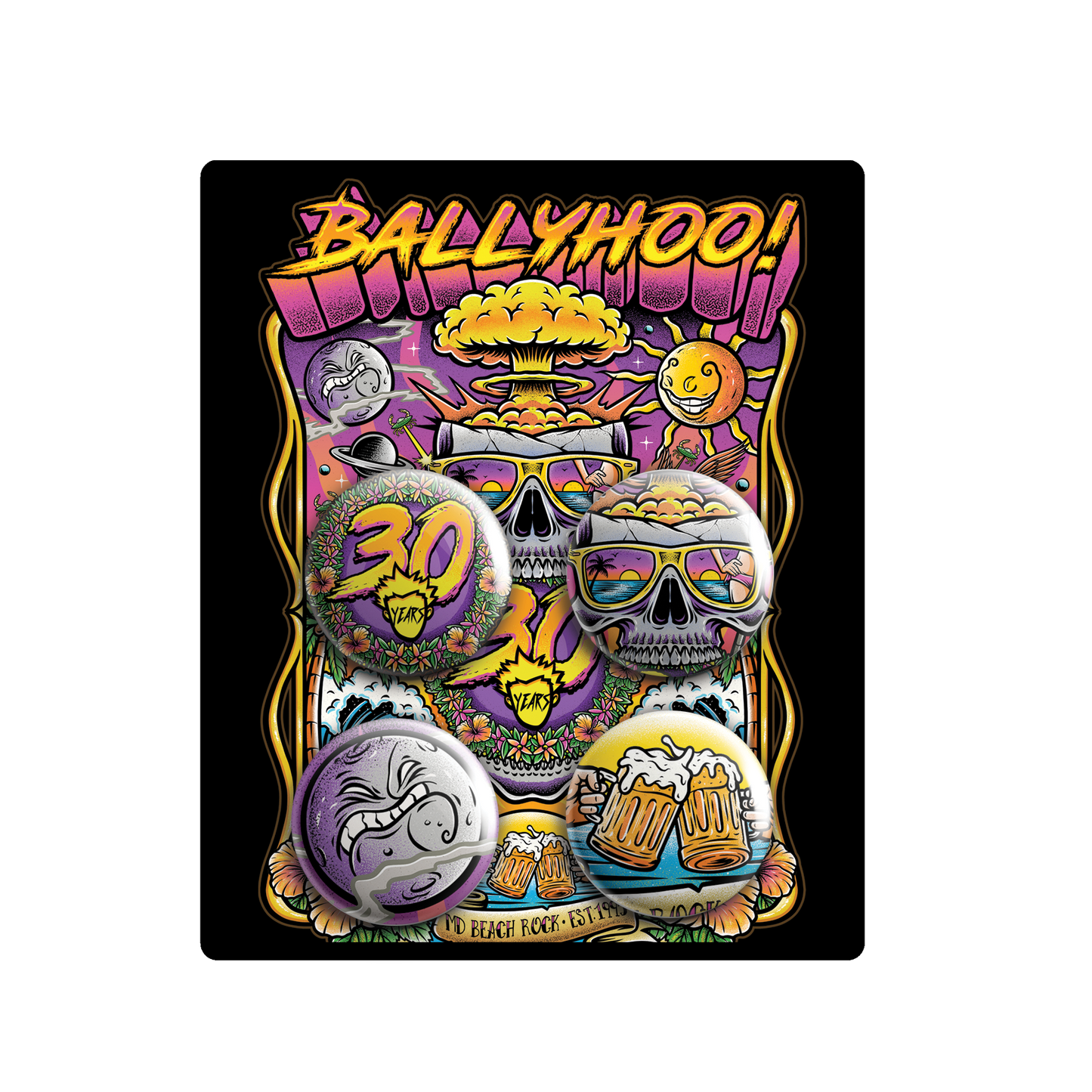 30yr Anniversary Button Pack