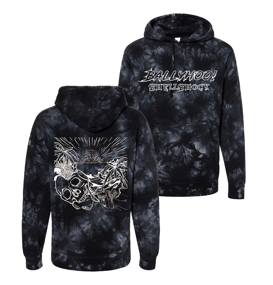 Shellshock Navy Tie Dye Hoodie