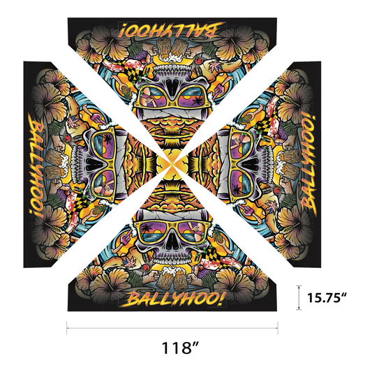 Custom Ballyhoo! 10x10 Tent