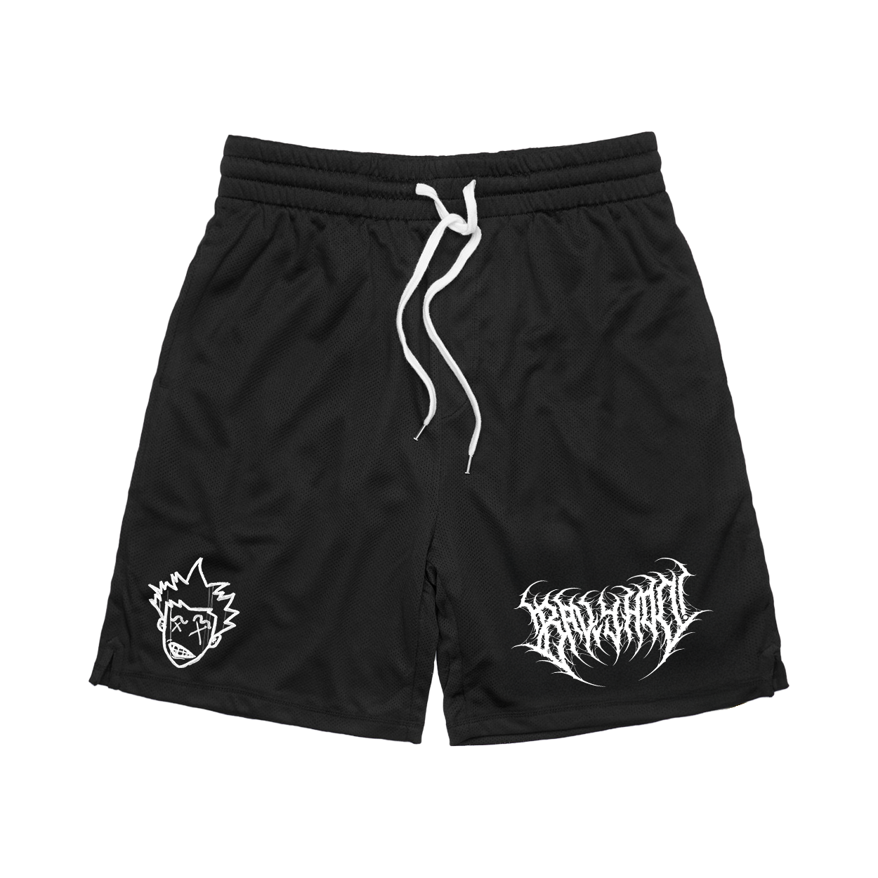 Metal Logo Mesh Shorts