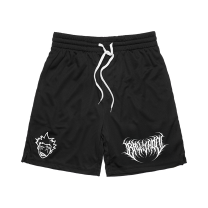 Metal Logo Mesh Shorts