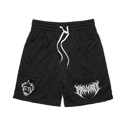 Metal Logo Mesh Shorts