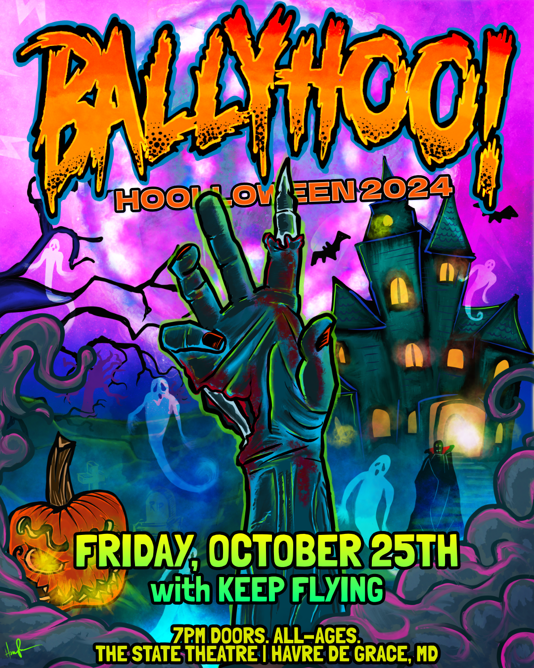 Hoolloween 2024 Ticket + Merch Bundle (Friday, Oct. 25th)