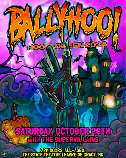 Hoolloween 2024 Ticket + Merch Bundle (Saturday, Oct. 26th)