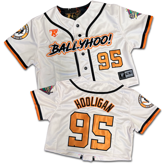 Ballyhoo! Cropped Baseball Jersey