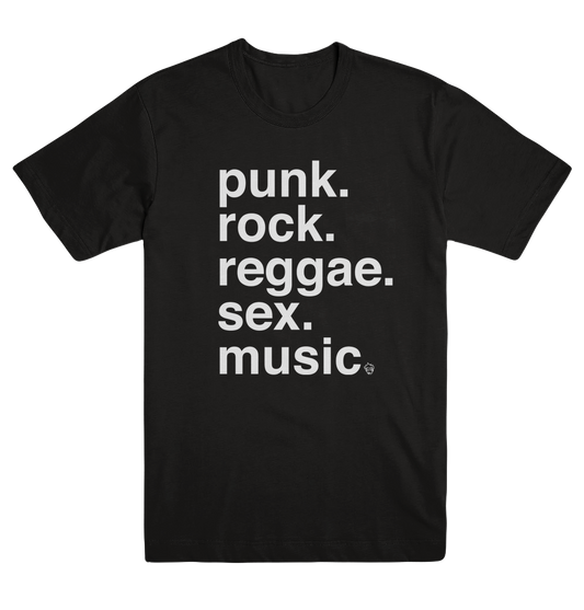 Punk Rock Reggae Sex Tee - Black