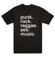 Punk Rock Reggae Sex Tee - Black